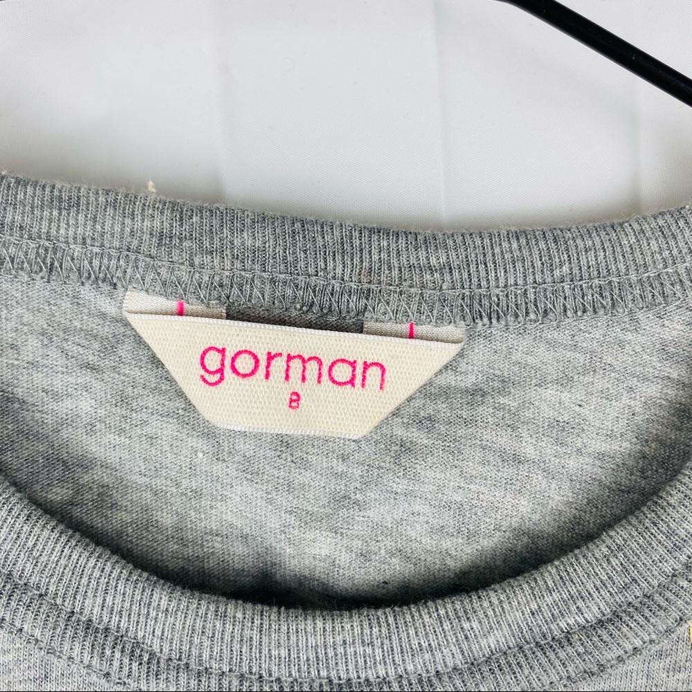 Gorman Grey & Gold Sleeveless Tank Top Size 8 - Picture 4 of 11